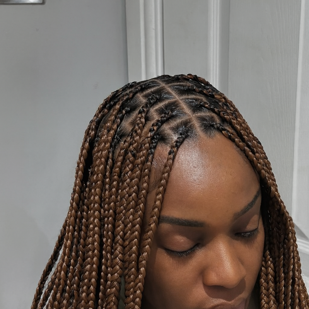 Knotless Braids Detail